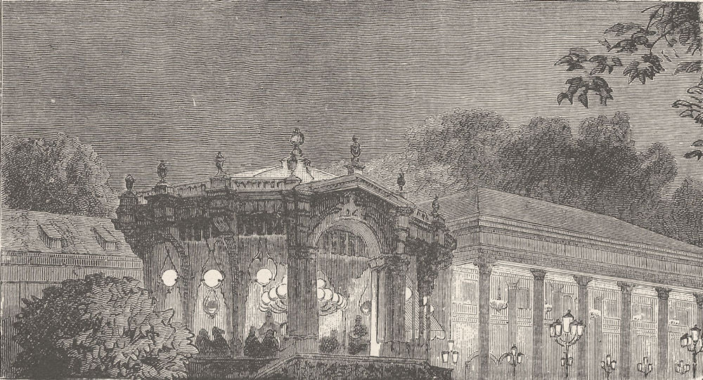 GERMANY. Civitas Aureia Aquensis 1903 old antique vintage print picture